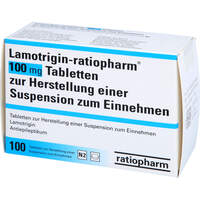 Lamotrigin-ratiopharm 100mg Tab.z.H.e.Susp.z.Einn., 100 st, ratiopharm GmbH