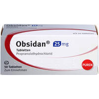 OBSIDAN 25MG, 50 st, PUREN Pharma GmbH & Co. KG