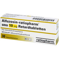 Alfuzosin-ratiopharm uno 10mg Retardtabletten, 30 Stk., ratiopharm GmbH
