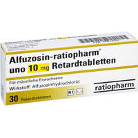 Alfuzosin-ratiopharm uno 10mg Retardtabletten, 30 Stk., ratiopharm GmbH