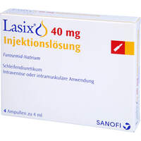Lasix 40mg Injektionslösung, 4x4 ml, Sanofi-Aventis Deutschland GmbH