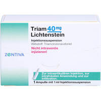 TRIAM 40 LICHTENSTEIN Kristallsuspension, 1x1 ml, Zentiva Pharma GmbH