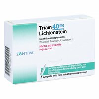 TRIAM 40 LICHTENSTEIN Kristallsuspension, 1x1 ml, Zentiva Pharma GmbH
