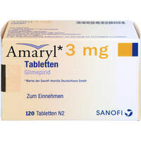 Amaryl 3 mg Tabl., 120 st, Emra-Med Arzneimittel GmbH