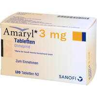 Amaryl 3 mg Tabl., 120 st, Emra-Med Arzneimittel GmbH