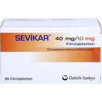 Sevikar 40mg/10mg Filmtabletten B, 98 st, Docpharm GmbH