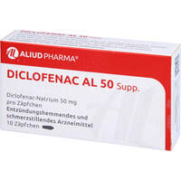 DICLOFENAC AL 50, 10 st, Aliud Pharma GmbH