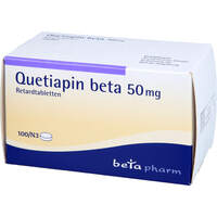 Quetiapin beta 50 mg Retardtabletten, 100 Stk., betapharm Arzneimittel GmbH