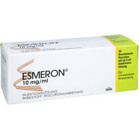 Esmeron 10mg/ml Injektionslösung, 10x5 ml, Grünenthal GmbH