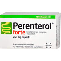 PERENTEROL FORTE 250mg, 10 st, Medice Arzneimittel P&uuml;tter GmbH & Co. KG