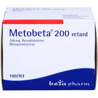 Metobeta 200 retard, 100 Stk., betapharm Arzneimittel GmbH