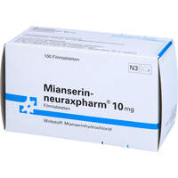 MIANSERIN-neuraxpharm 10mg, 100 st, neuraxpharm Arzneimittel GmbH