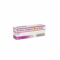 Aciclovir-ratiopharm 50mg/g Creme, 5 g, ratiopharm GmbH