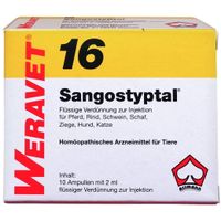 SANGOSTYPTAL 16 Ampullen vet., 10x2 ml, Biokanol Pharma GmbH
