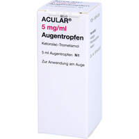 Acular 5mg/ml Augentropfen, 5 ml, 2care4 Aps