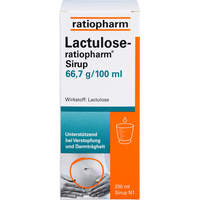 LACTULOSE RATIOPHARM SIRUP, 200 ml, ratiopharm GmbH