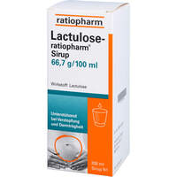 LACTULOSE RATIOPHARM SIRUP, 200 ml, ratiopharm GmbH