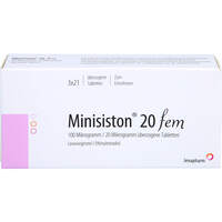 Minisiston 20 fem, 3x21 Stk., Bayer Vital GmbH GB Pharma