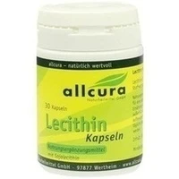 LECITHIN 500MG, 30 Stück, Allcura Naturheilmittel GmbH