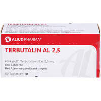 TERBUTALIN AL 2.5, 50 st, Aliud Pharma GmbH