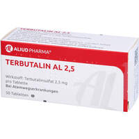 TERBUTALIN AL 2.5, 50 st, Aliud Pharma GmbH