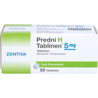 PREDNI H TABLINEN 5MG, 50 st, Zentiva Pharma GmbH