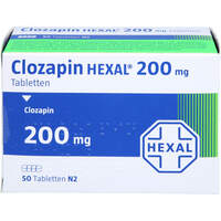 Clozapin Hexal 200mg Tabletten, 50 Stk., HEXAL AG
