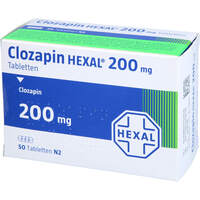 Clozapin Hexal 200mg Tabletten, 50 Stk., HEXAL AG