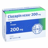 Clozapin Hexal 200mg Tabletten, 50 Stk., HEXAL AG