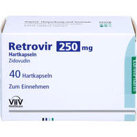 RETROVIR 250MG, 40 st, Eurimpharm Arzneimittel GmbH