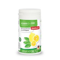 Vitamin C + Zink Langzeitkapseln, 60 st, Medicura Naturprodukte AG
