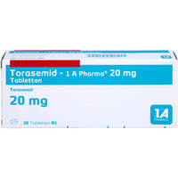 Torasemid-1 A Pharma 20mg Tabletten, 30 st, 1 A Pharma GmbH