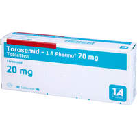 Torasemid-1 A Pharma 20mg Tabletten, 30 st, 1 A Pharma GmbH