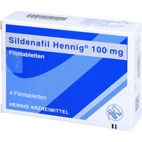 Sildenafil Hennig 100mg Filmtabletten, 4 Stk., Hennig Arzneimittel GmbH & Co. KG