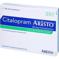 Citalopram Aristo 20 mg, 20 Stk., Aristo Pharma GmbH