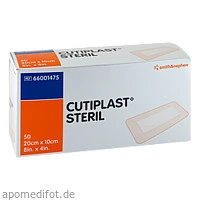 CUTIPLAST steriler Wundverband 20x10cm, 50 Stück, Actipart GmbH