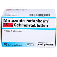 Mirtazapin-ratiopharm 45 mg Schmelztabletten, 48 Stk., ratiopharm GmbH