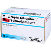 Mirtazapin-ratiopharm 45 mg Schmelztabletten, 48 Stk., ratiopharm GmbH