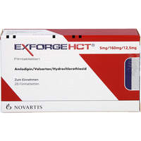Exforge HCT 5mg/160mg/12.5mg Filmtabletten, 28 Stk., Novartis Pharma GmbH