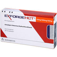 Exforge HCT 10mg/320mg/25mg Filmtabletten, 28 Stk., Novartis Pharma GmbH