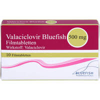 Valaciclovir Bluefish 500 mg, 10 Stk., Bluefish Pharma GmbH