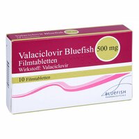 Valaciclovir Bluefish 500 mg, 10 Stk., Bluefish Pharma GmbH