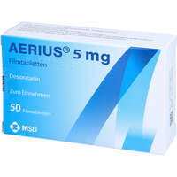 Aerius 5mg Filmtabletten, 50 Stk., Pharma Gerke Arzneimittelvertriebs GmbH