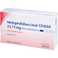 Metoprololsuccinat STADA 23.75 mg Retardtabl., 50 st, STADAPHARM GmbH