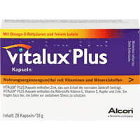 Vitalux Plus Lutein und Omega-3, 28 st, Alcon Deutschland GmbH