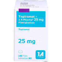 Topiramat-1 A Pharma 25mg Filmtabletten, 100 st, 1 A Pharma GmbH