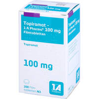 Topiramat-1 A Pharma 100mg Filmtabletten, 200 Stk., 1 A Pharma GmbH