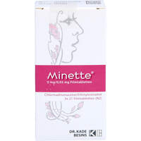 Minette 2 mg/0.03 mg Filmtabletten, 3x21 Stk., Besins Healthcare Germany GmbH