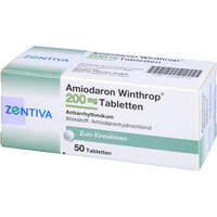 Amiodaron Winthrop 200mg Tabletten, 50 st, Zentiva Pharma GmbH