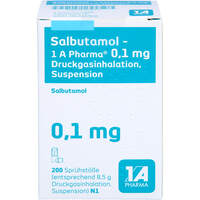 Salbutamol - 1 A Pharma 0.1 mg Druckgasinhalation, 1 st, 1 A Pharma GmbH